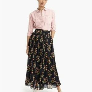 NWT J. Crew Point Sur Floral Maxi Skirt